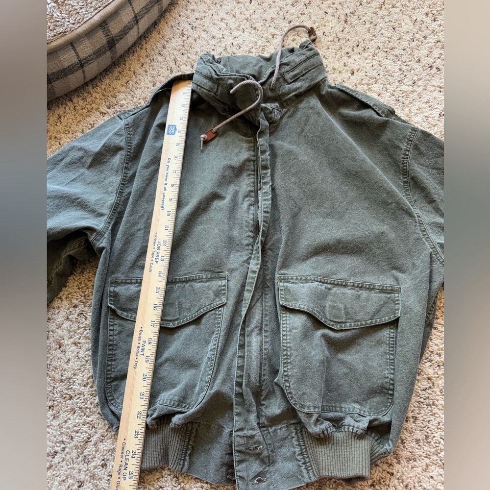 Banana Republic Women's Bomber Jacket‎ Vintage Military Size Small - Picture 9 of 10